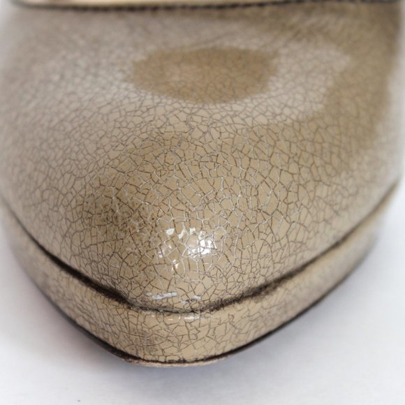 PRADA 37 platform heels Cracle Brush - Picture 2 of 12